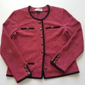 St John Santana knit skirt suit set Size 10